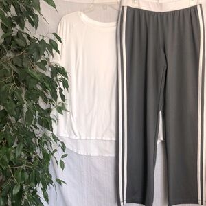 ANYBODY & TEK GEAR 2 piece size M casual loungewear set or exercise outfit